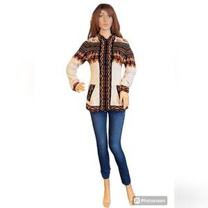 handmade mix Alpaca sweater  traditional Design | unique Colored Sweater | Gift